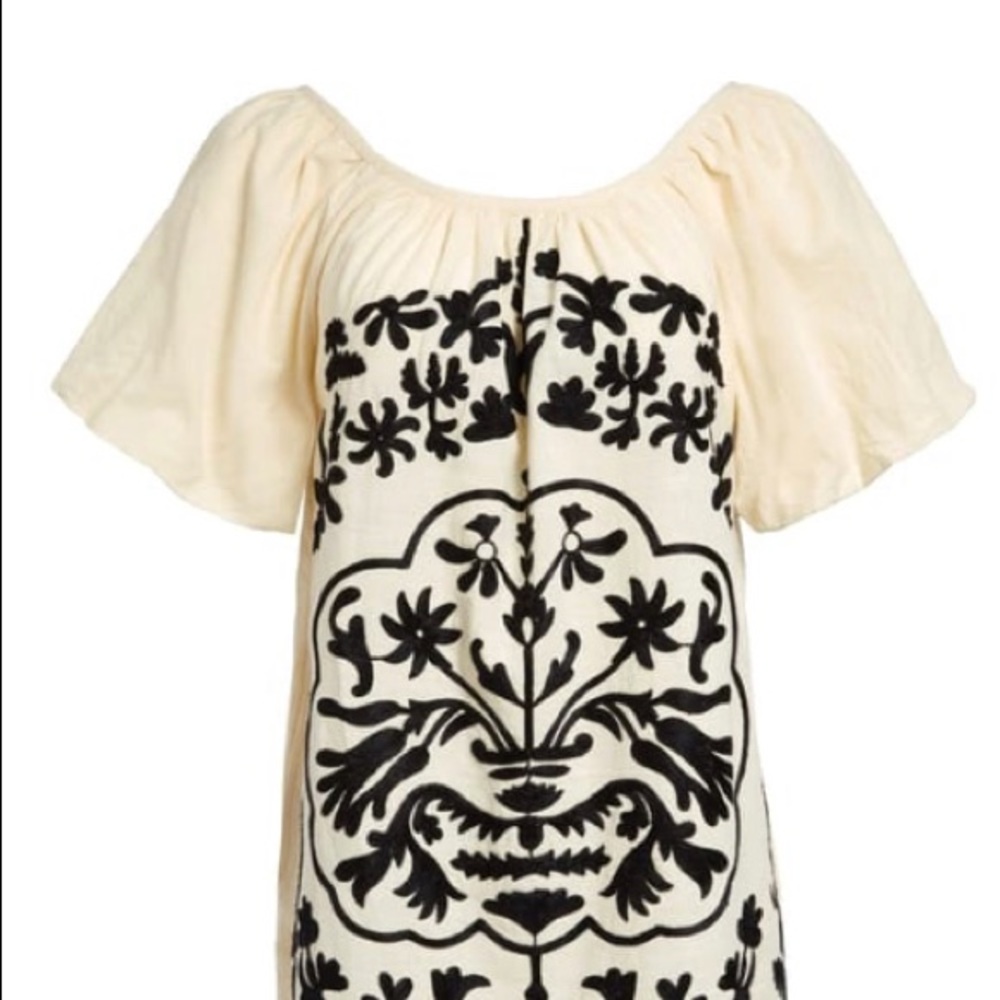 Brand new Free People Fiona embroidered mini dress